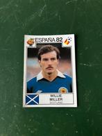Panini plaatje Willie Miller Schotland WK 1982, Ophalen of Verzenden