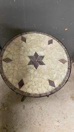 bijzet tafel, Huis en Inrichting, 45 tot 60 cm, Minder dan 55 cm, Gebruikt, Rond