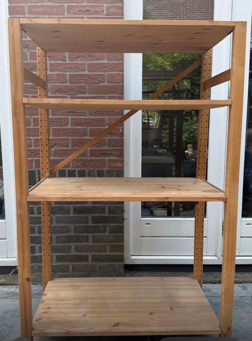 2 opbergrekken, Tuin en Terras, Bergingen en Tuinkasten, Gebruikt, Hout, Ophalen