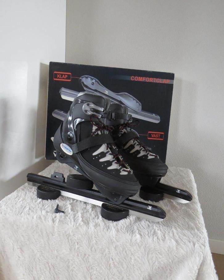 NIEUW Zandstra klapschaats 3592 Ving maat 42, Sport en Fitness, Schaatsen, Nieuw, Noren, Zandstra, Klapschaats, Ophalen of Verzenden