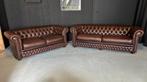 Chesterfield bank vintage, Gebruikt, Info@springvale.nl, Vierpersoons of meer, Hout