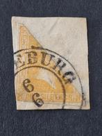 Zegel Pruissen oud Duitsland 3 SilverGr 1858 halve Zegel, Ophalen of Verzenden