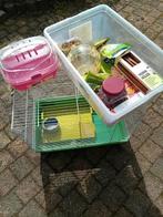 Hamsterkooi, Dieren en Toebehoren, Knaagdieren en Konijnen | Hokken en Kooien, Kooi, Minder dan 75 cm, Zo goed als nieuw, Hamster