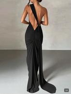 Classy zwarte jurk met openrug, Ophalen of Verzenden, Zo goed als nieuw, Zwart