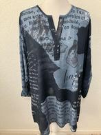 doris streich maat 50 oksel tot oksel 66 cm-100% viscose, Kleding | Dames, Grote Maten, Blauw, Jurk, Ophalen of Verzenden, Doris streich