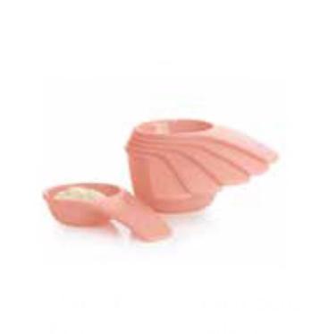 Tupperware 6 maatschepjes roze Tupperware beschikbaar voor biedingen