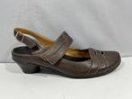 Footnotes, maat 39 g,bruine schoenen met open hak, Bruin, Verzenden, Sandalen of Muiltjes, Zo goed als nieuw