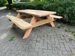 Picknickbank, picknicktafel, boomstam, Ophalen, Nieuw, Rechthoekig, Hout