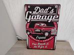 WANDPLAAT  DAD 'S  GARAGE  EXPERT, Huis en Inrichting, Woonaccessoires | Wanddecoraties, Ophalen of Verzenden, Zo goed als nieuw