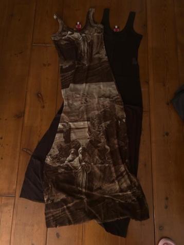 ZGAN!!! Jurk en t-shirt lm Jean Paul Gaultier bruine print M beschikbaar voor biedingen