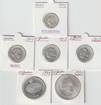 6 stuks div Nederland zilver, Ophalen of Verzenden, Koningin Juliana, Zilver