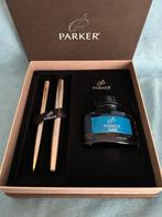 Parker Sonnet Vulpen Steel CT en Vulpotlood Steel GT Nieuw, Verzamelen, Pennenverzamelingen, Pennenset, Parker, Met doosje, Ophalen of Verzenden