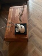 Houten salontafel, Huis en Inrichting, Tafels | Salontafels, Ophalen, 100 tot 150 cm, Teakhout, 50 tot 100 cm