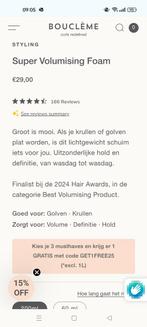 Boucleme haarproducten. 1x gebruikt., Sieraden, Tassen en Uiterlijk, Uiterlijk | Haarverzorging, Ophalen of Verzenden, Zo goed als nieuw