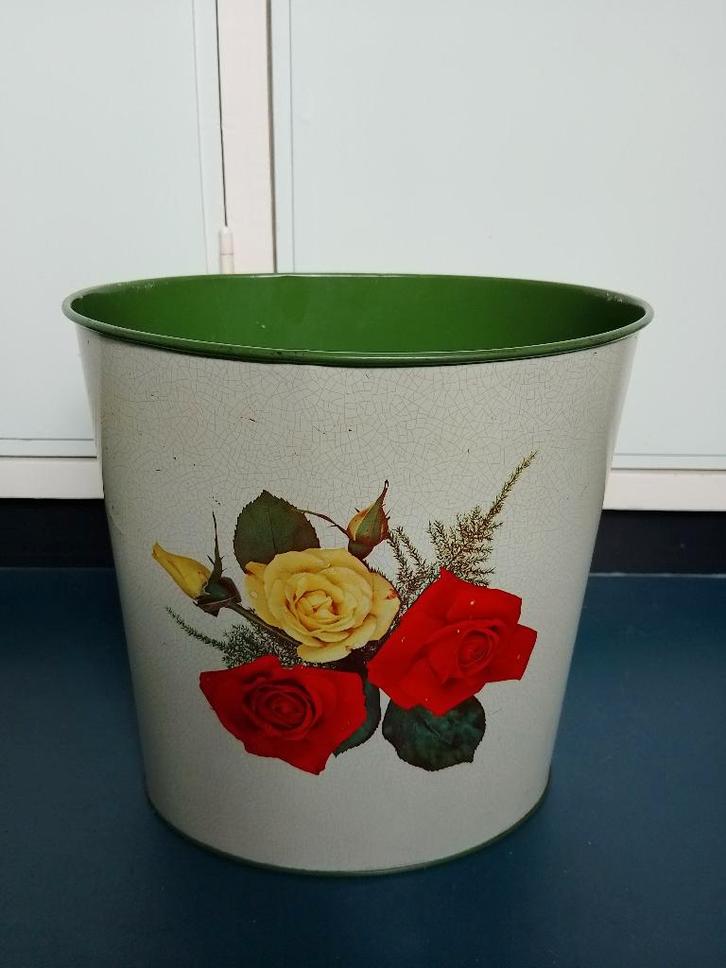 Vintage Tomado prullenbak rozen jaren 70, Antiek en Kunst, Antiek | Woonaccessoires, Ophalen of Verzenden
