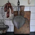 Oude brocante Franse spitse zeef puntzeef met steel *Etage3*, Gebruikt, ., Ophalen of Verzenden, .