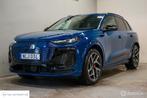 Audi Q6 e-tron S edition 100 kWh, B&O, pano, luchtvering, Auto's, Audi, Automaat, Gebruikt, Blauw, Leder en Stof