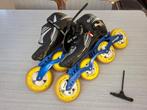 Skeelers Bont Jet met Powerslide frame, Sport en Fitness, Skeelers, Overige merken, Gebruikt, Ophalen of Verzenden, Inline skates 4 wielen