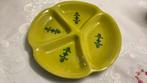 Flora, gouda, fiesta, 1968, hapjesschaal, Ophalen of Verzenden, Zo goed als nieuw, Overige stijlen, Schaal of Schalen