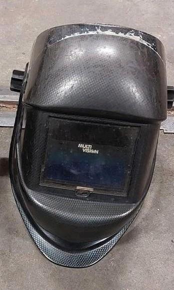 Lashelm Multi Vision, Doe-het-zelf en Verbouw, Laskappen, Gebruikt, Lasfilter, Ophalen