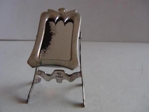 Miniatuur zilver L105-13 grote spiegel zilveren miniaturen, Antiek en Kunst, Antiek | Goud en Zilver, Zilver, Verzenden