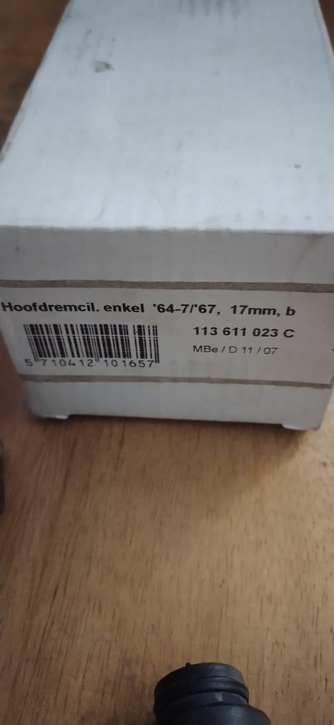 VW Remcilinder 17 mm bj 64/67 Kever Karman Ghia, Ophalen, Nieuw