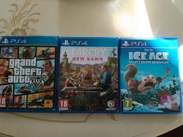 Grand Theft Auto / Farcry New Dawn / Ice Age beschikbaar voor biedingen