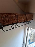 Kapstok met mandjes, Huis en Inrichting, Woonaccessoires | Kapstokken, Gebruikt, Minder dan 100 cm, Hout, Ophalen