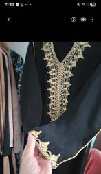 Elegante Zwarte Kaftan - Zo Goed Als Nieuw, Maat 38/40 (M), Zwart, Ophalen of Verzenden, Zo goed als nieuw