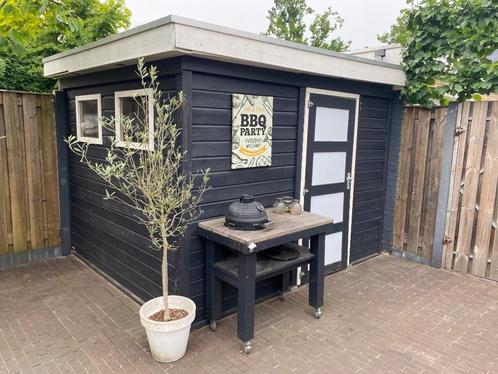 Modern net Tuinhuisje / Schuur – Zelfbouw – Stevige Construc, Tuin en Terras, Bergingen en Tuinkasten, Gebruikt, Fietsenberging
