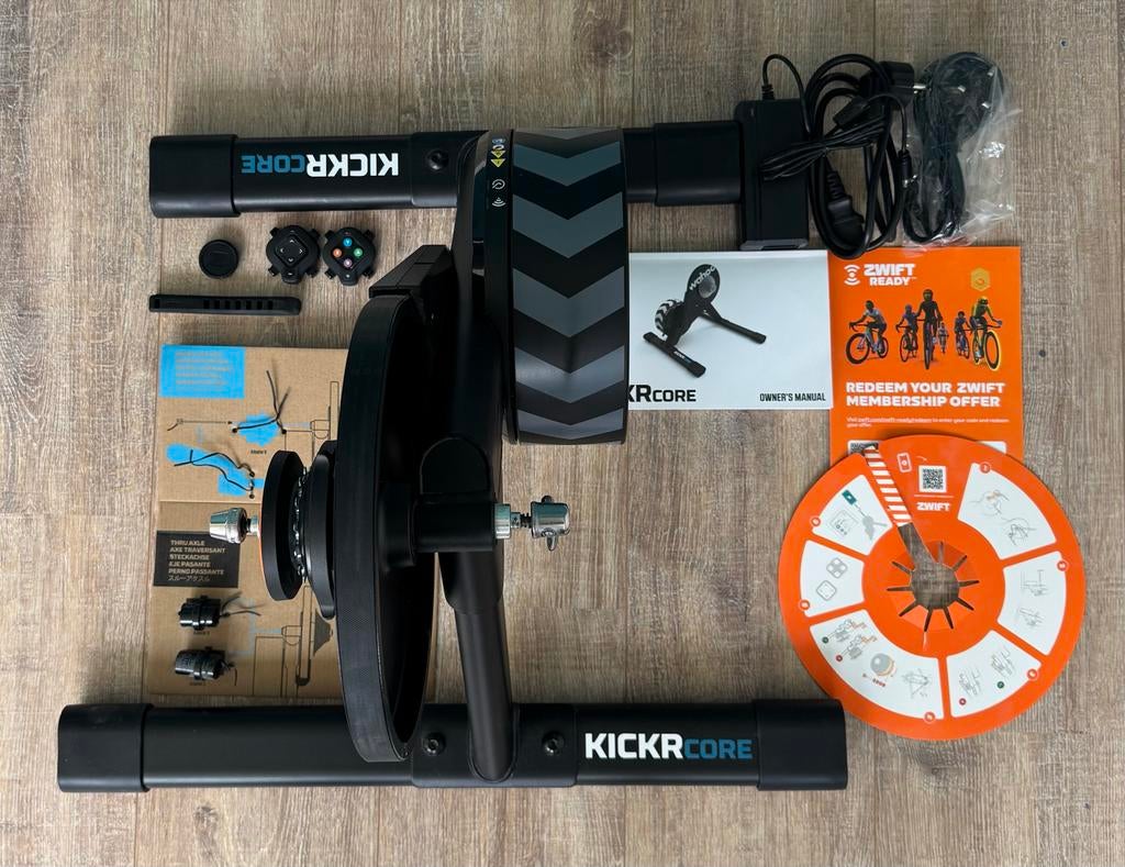 Wahoo Kickr Core 2 - Zwift Cog & Click - Fiets trainer, Ophalen, Zo goed als nieuw, Overige typen