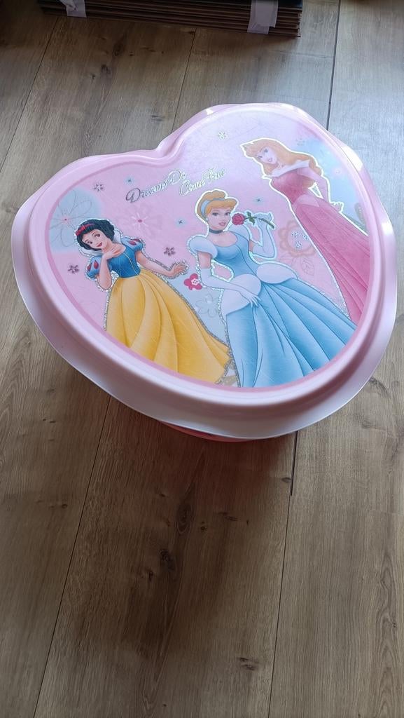 Prinsessen Doos met Deksel - Hartvormig, Ophalen, Gebruikt