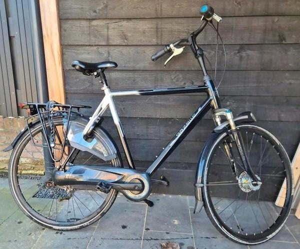 Mooie Gazelle eclipse comfort LE herenfiets 28 inch 8 versn, Versnellingen, Ophalen of Verzenden, Zo goed als nieuw, 57 tot 61 cm