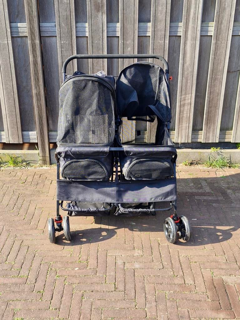 Duo Hondenkinderwagen, Dieren en Toebehoren, Honden-accessoires, Ophalen of Verzenden, Nieuw