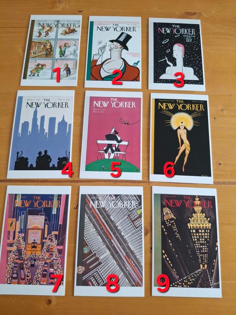 Ansichtkaarten New Yorker -, Verzenden, 1980 tot heden, Ongelopen, Overige thema's