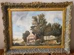 Charmant Schilderij Gesigneerd B. Meyer - Hollands Landschap, Ophalen