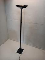 Franse Zwarte Vloerlamp met Verstelbare Kop, Huis en Inrichting, Lampen | Vloerlampen, Ophalen, Modern minimalistisch, Gebruikt