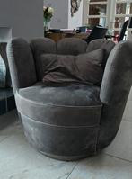 Eyecatcher: prachtige draaifauteuil van Goossens zgan, Huis en Inrichting, Fauteuils, Ophalen, Zo goed als nieuw, 50 tot 75 cm
