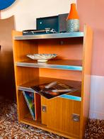 Vintage platenkastje, jaren ‘70, Frans, Ophalen, 50 tot 100 cm, Vintage, jaren '70, Minder dan 100 cm