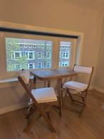 Balkon bistro set - Perfect voor ondiep balkon, Tuin en Terras, Tuinsets en Loungesets, 2 zitplaatsen, Eettafel, Ophalen of Verzenden