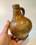 Antieke baardmankruik 17cm - intact en licht van kleur, Antiek en Kunst, Antiek | Keramiek en Aardewerk, Ophalen of Verzenden