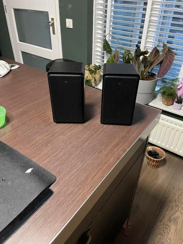 Canton plus S satellieten, nette staat, Audio, Tv en Foto, Luidsprekers, Zo goed als nieuw, Front, Rear of Stereo speakers, 60 tot 120 watt