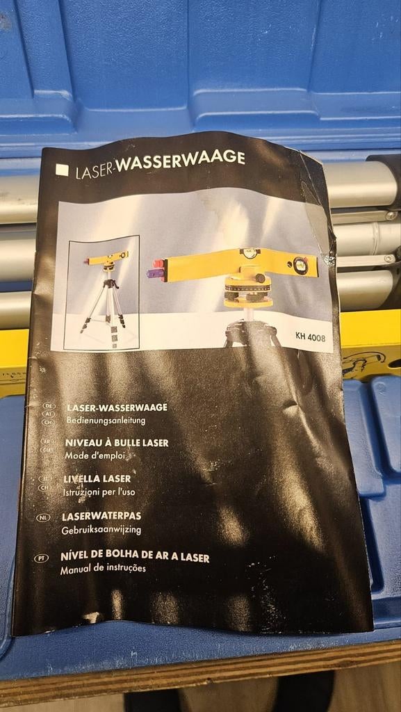Laserwaterpas KH 4008 - Nauwkeurig meten, Ophalen, Gebruikt, Overige meters