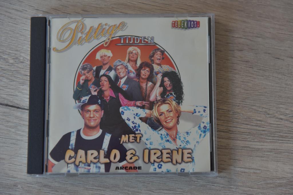 PITTIGE TIJDEN met CARLO & IRENE TELEKIDS - ARCADE CD, 6 tot 9 jaar, Verzenden, Boxset, Zo goed als nieuw