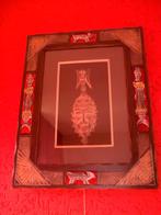 schilderij met masker, Ophalen of Verzenden