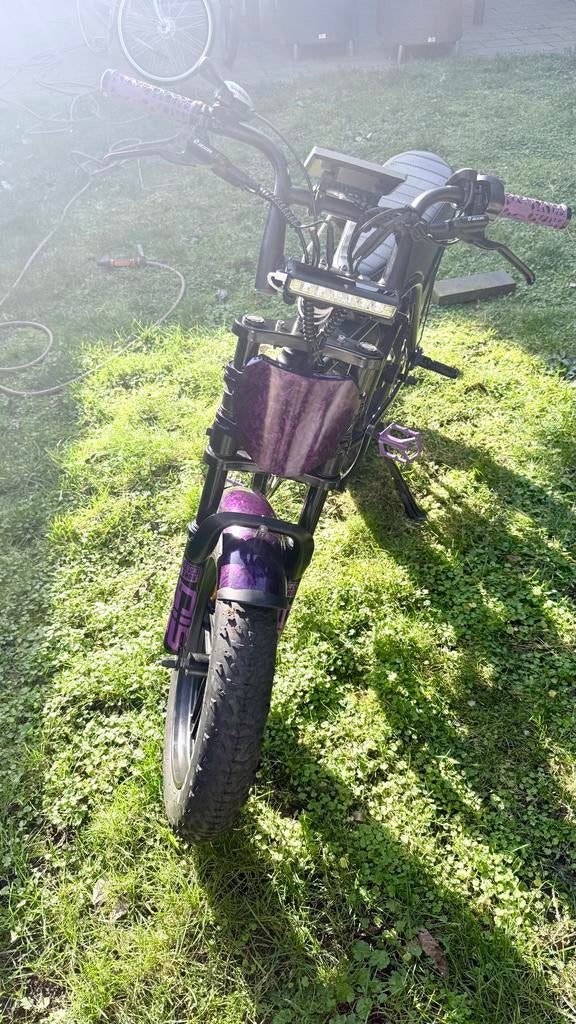 Fatbike C80 7.0  - Unieke paarse custom build, Fietsen en Brommers, Elektrische fietsen, Ophalen of Verzenden, Zo goed als nieuw