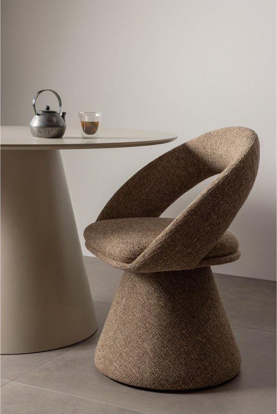 WOOOD Winter Draaibare Eetkamerstoel - Zand Melange, Dtrendingshop@gmail.com, Overige kleuren, Verzenden, Nieuw