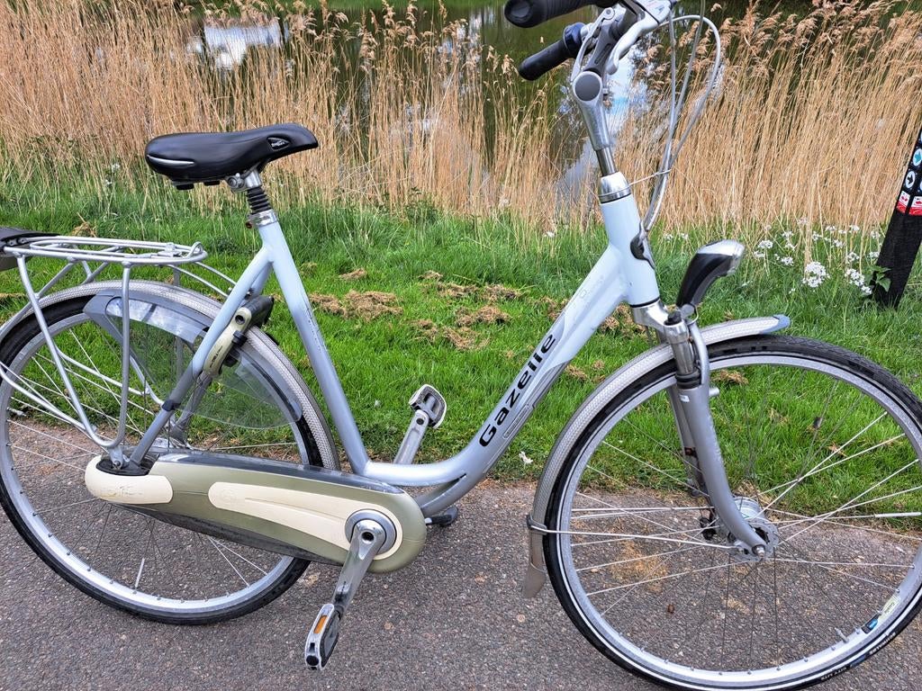 Nette Gazelle Damesfiets., Ophalen, Versnellingen, 56 cm of meer, Zo goed als nieuw
