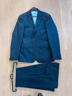 Nils Slim Fit Kostuum Maat 49 - Navy Blauw/ Groen, Ophalen of Verzenden, Zo goed als nieuw, Overige maten, Blauw