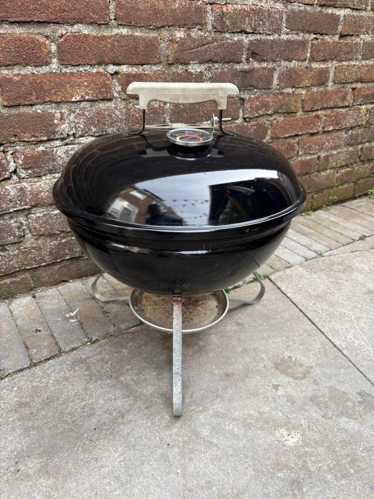 Weber Smokey Joe + zelfgemaakte smokey mountain, Ophalen, Gebruikt